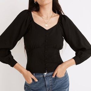 Madewell Preston Puff-Sleeve Top